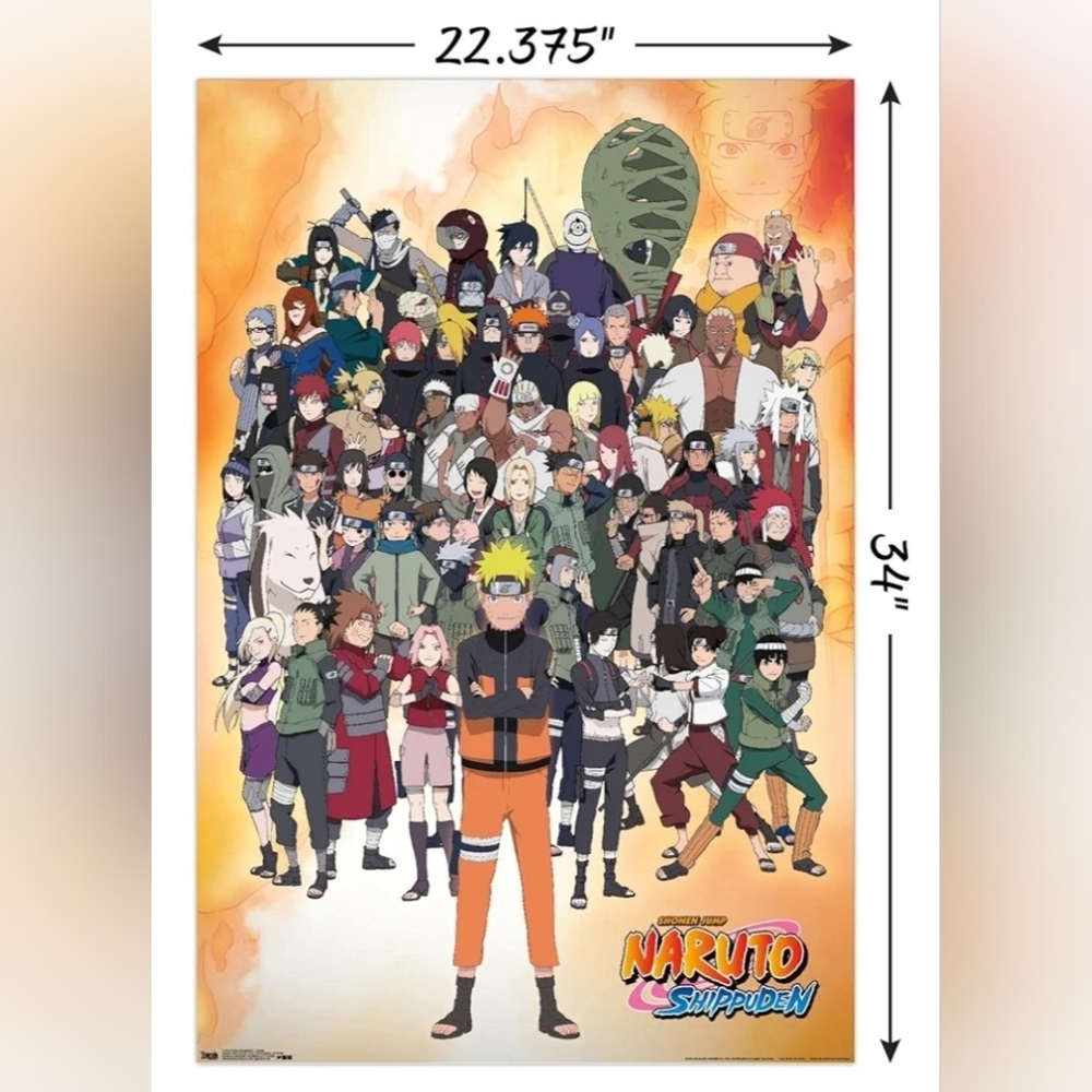 Naruto Shippuden Anime Poster - Picture 3 of 3